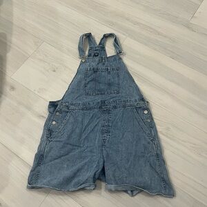 GAP Women's Light Blue Denim Overalls